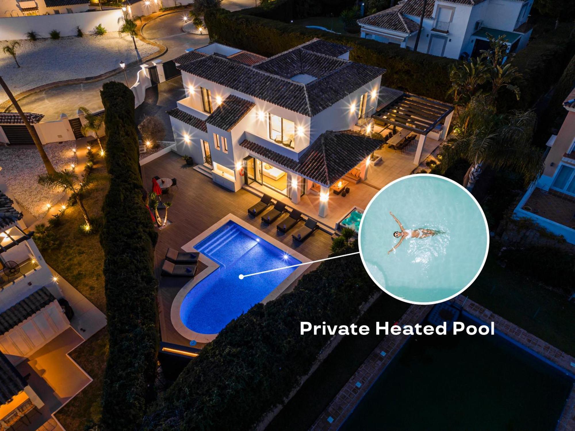 Vacation Marbella I Villa Lina, Golf Valley, Private Heated Pool, Jacuzzi, Close To The Marina Exterior photo